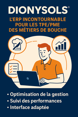 DionySols : L'ERP incontournable pour les TPE/PME - M&eacute;tiers de bouche